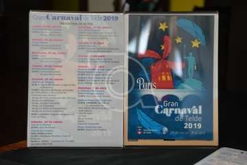 La presentación del programa del Carnaval de Telde 2019 tuvo lugar en El Casino La Unión (Foto TA)